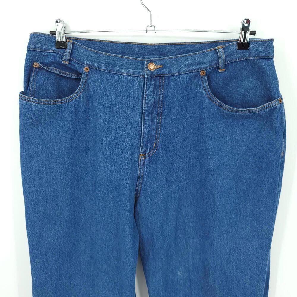 Vintage Pendleton Jeans Womens 18 High Rise Mom Jeans Straight 80s Blue Denim - Picture 3 of 11